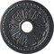 Ekena Millwork Raymond Ceiling Medallion (Fits Canopies up to 5 1/8"), 18 1/8"OD 3 5/8"ID x 1 1/8"P, Pewter CM18RAPES - alternate 1